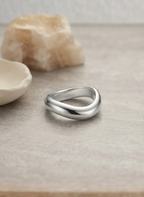 Organic Wave Silver Kada