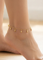 Gold Drop Anklet