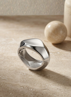 Chunky Silver Statement Kada