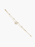 Gold Luna Heart Bracelet
