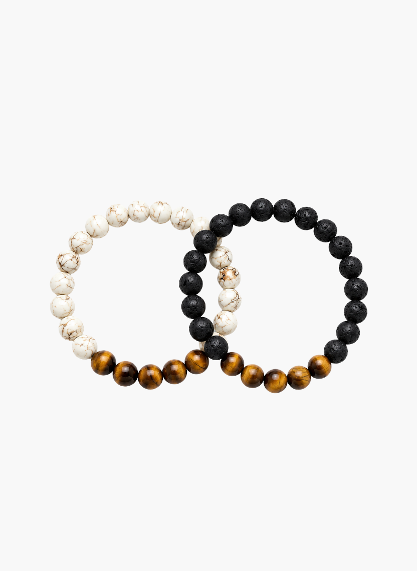 Tiger Eye Bracelet Set