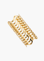 Gold Wave Cuff