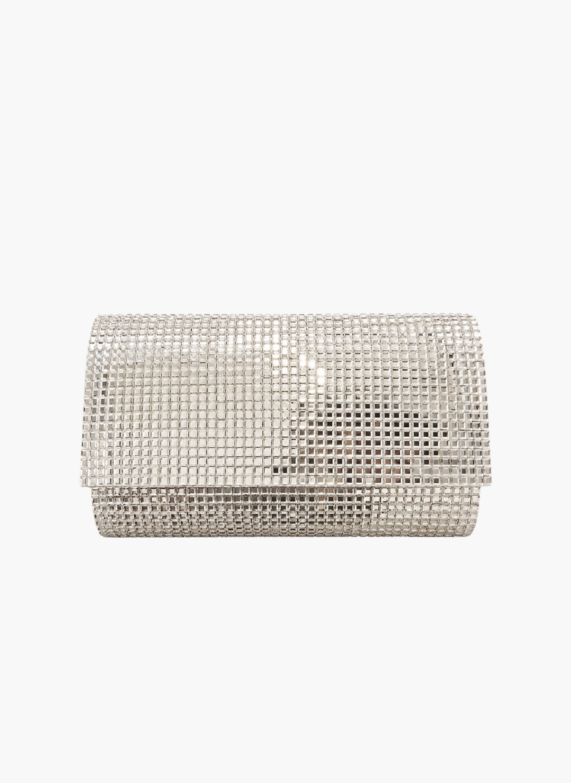 Silver Clutch Bag
