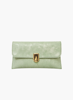 Sage Green Lock Clutch