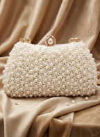 Pearl Beaded Clutch