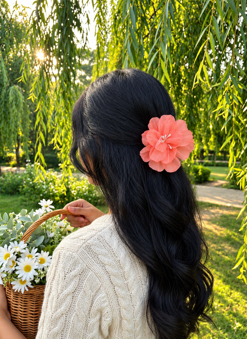 Flower Hair Clip