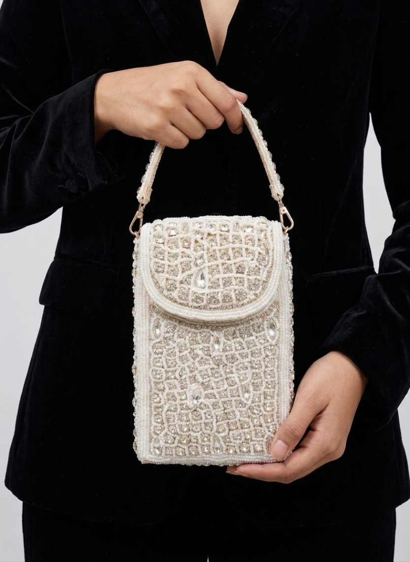 Pearl Beaded Handbag