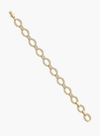 Gold Diamond Link Bracelet