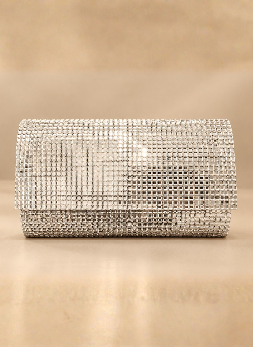 Silver Clutch Bag