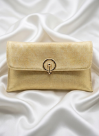 Gold Ring Lock Clutch