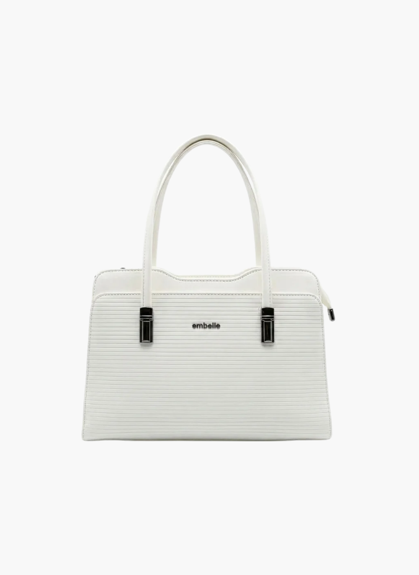Classic White Handbag