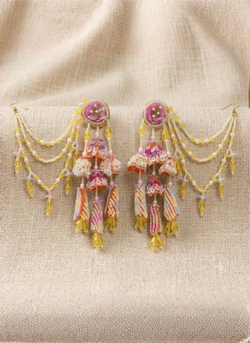Carnival Tassel Drop Earrings