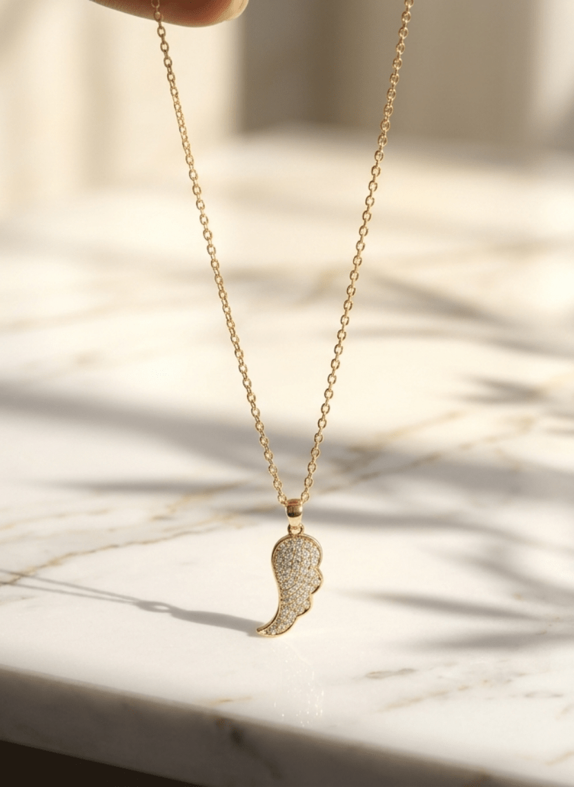 Angel Wing Glow Necklace - LUXCHA-D2-34 - Luxeria