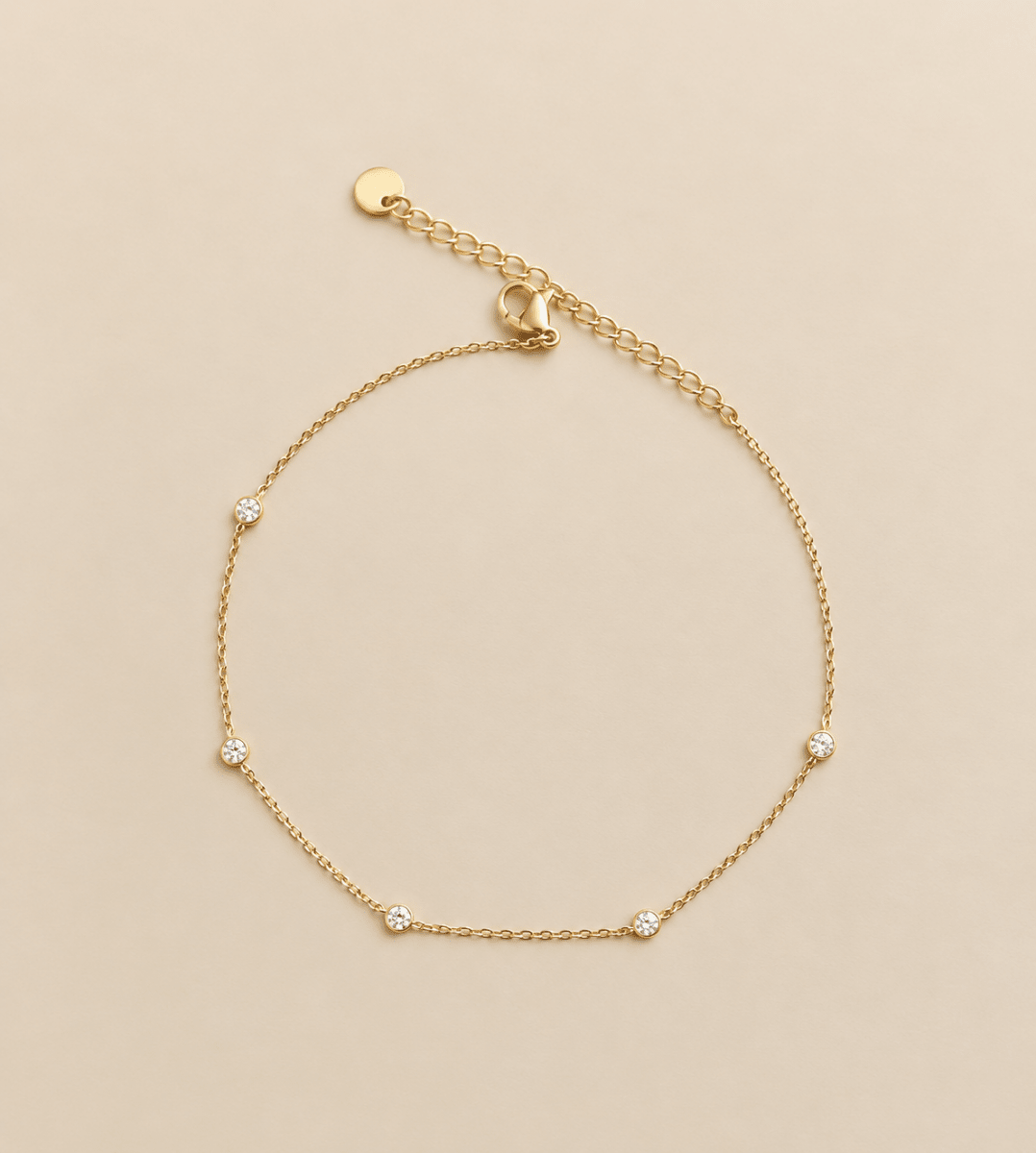 Aria Sparkle Anklet -  - Luxeria