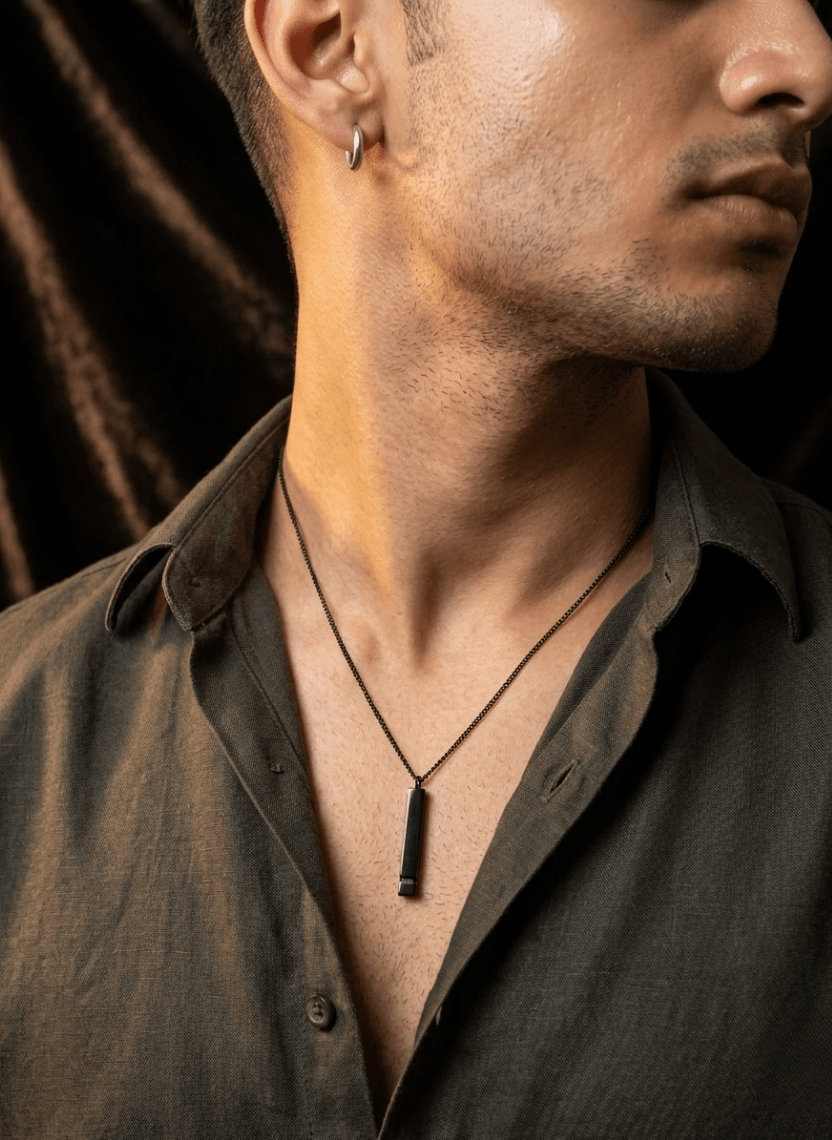 Black Bar Chain / Men’s Chain - EWS-CHA-013-1 - Luxeria