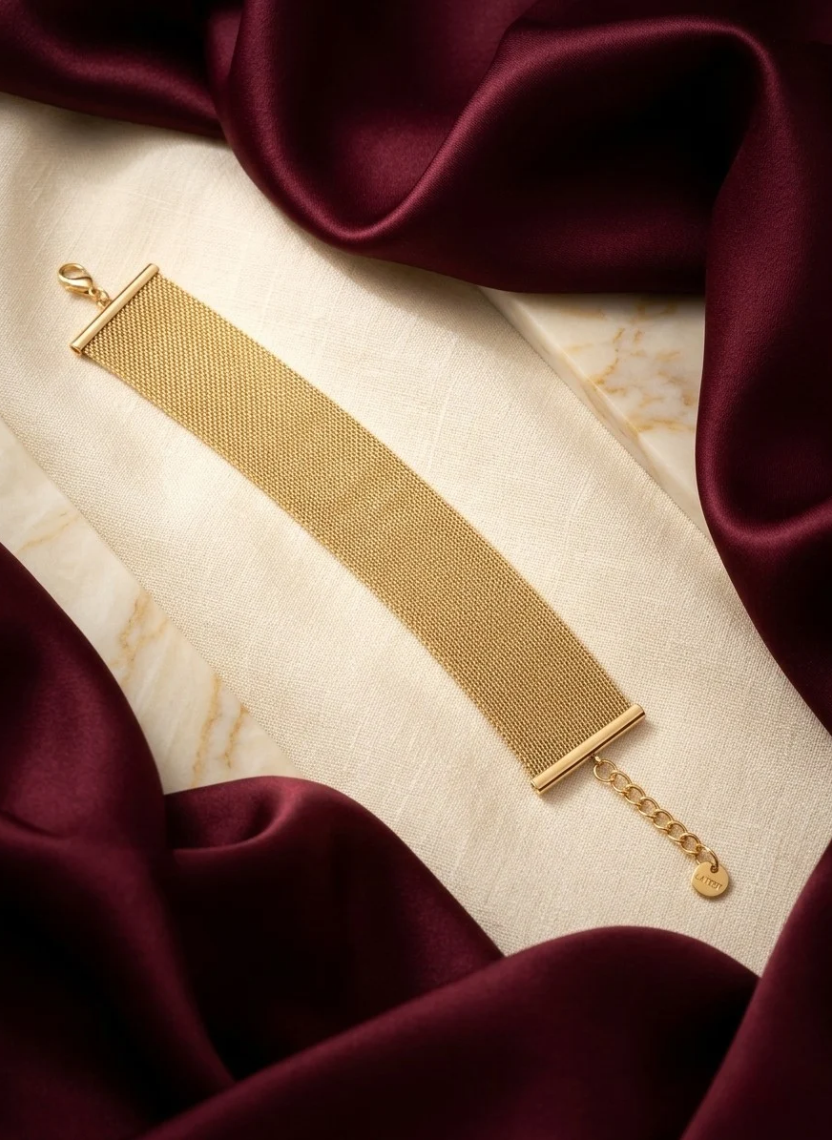 Gold Mesh Bracelet