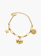 Gold Charm Bracelet