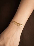 Butterfly Charm Gold Bracelet - LUXBLT-C3-1 - Luxeria