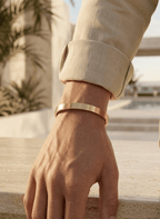 Classic Gold Men’s Kada - HOT-KAD-006-8 - Luxeria