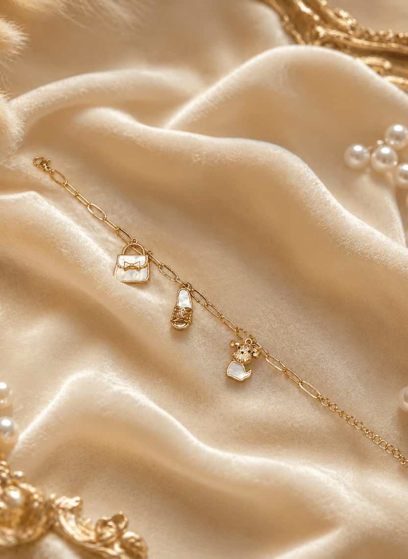 Classy Charm Bracelet - LUXBLT-C3-34 - Luxeria