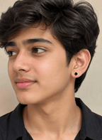 Eclipse Black Earring Men’s Earring - HOT-EAR-001-1 - Luxeria