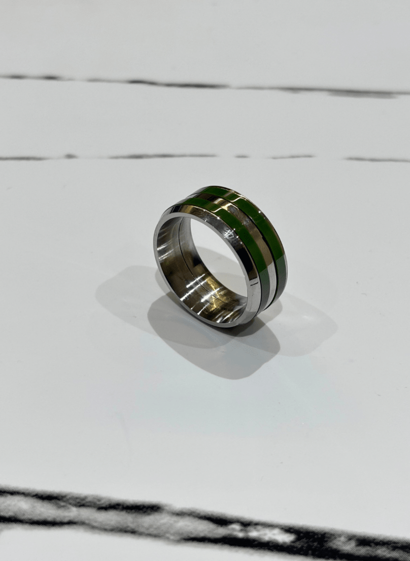 Emerald Line Ring Men’s Ring - HOT-RIN-010 - Luxeria