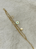 Evil Eye Bracelet - LUXBLT-C3-4 - Luxeria