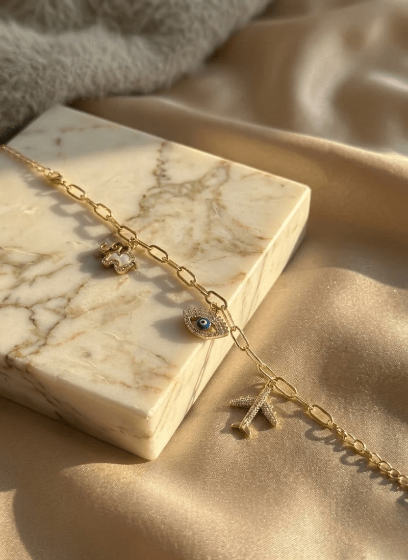 Evil Eye Travel Bracelet - LUXBLT-C3-13 - Luxeria