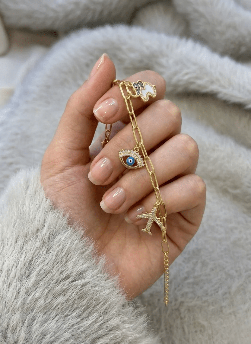 Evil Eye Travel Bracelet - LUXBLT-C3-13 - Luxeria