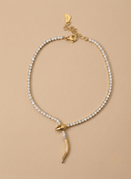 Glitz & Glide Snake Anklet -  - Luxeria