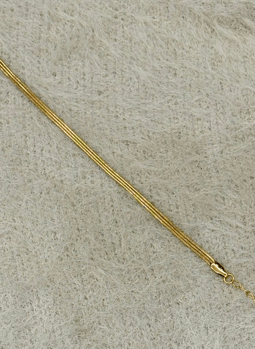 Gold Bracelet - LUXBLT-C3-7 - Luxeria
