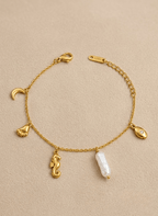 Gold Celestial Ocean Bracelet -  - Luxeria