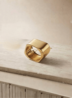 Gold Chunky Square Kada -  - Luxeria
