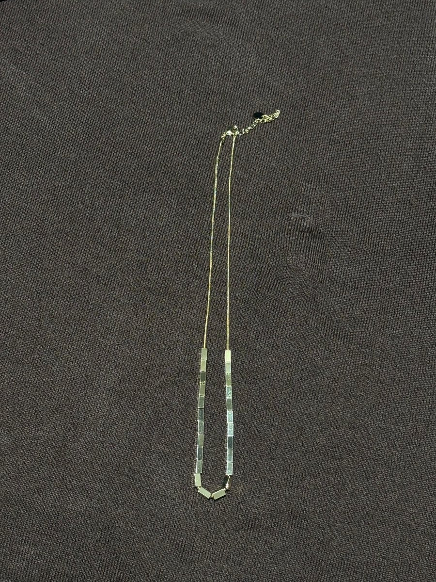Gold Cube Chain / Men’s Chain - NAK-CHA-007 - Luxeria