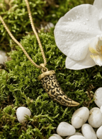 Gold Fang Pendant / Men’s Chain - EWS-CHA-010-3 - Luxeria