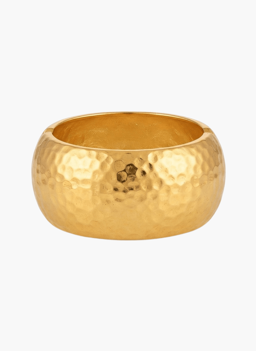 Gold Hammered Kada -  - Luxeria