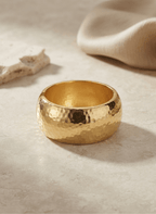 Gold Hammered Kada -  - Luxeria