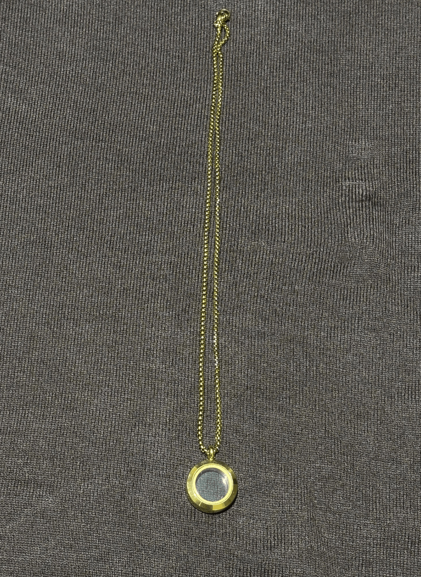Gold Memory Pendant / Men’s chain - EWS-CHA-010-1 - Luxeria