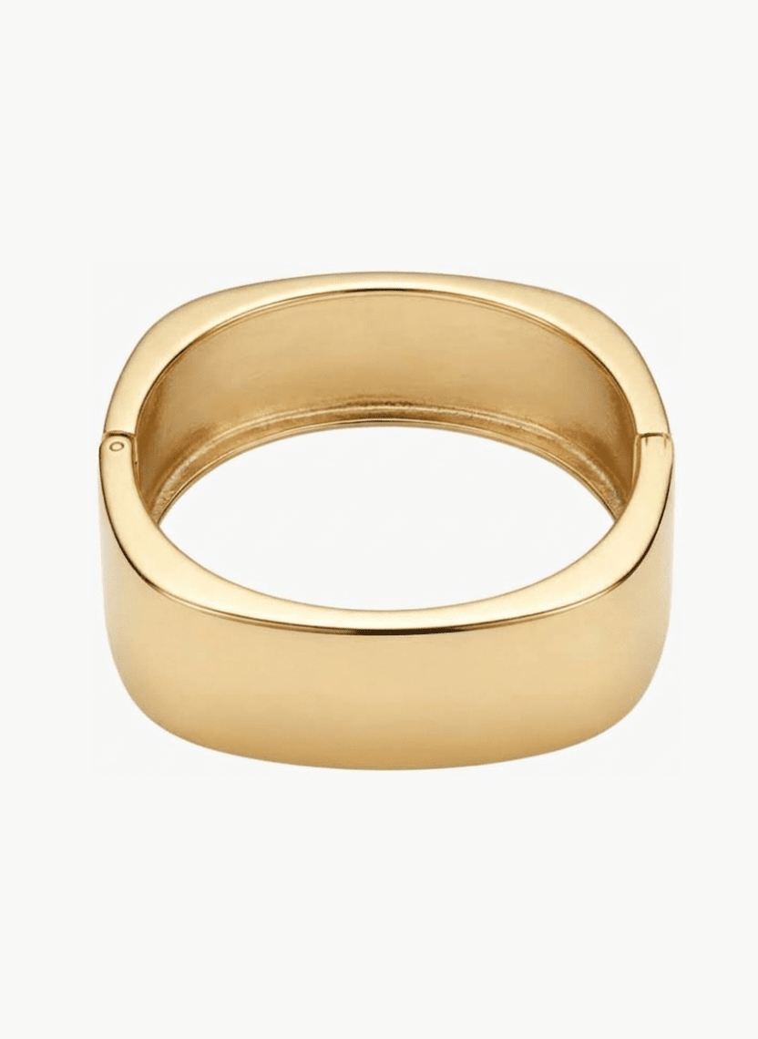 Gold Polished Wide Kada -  - Luxeria