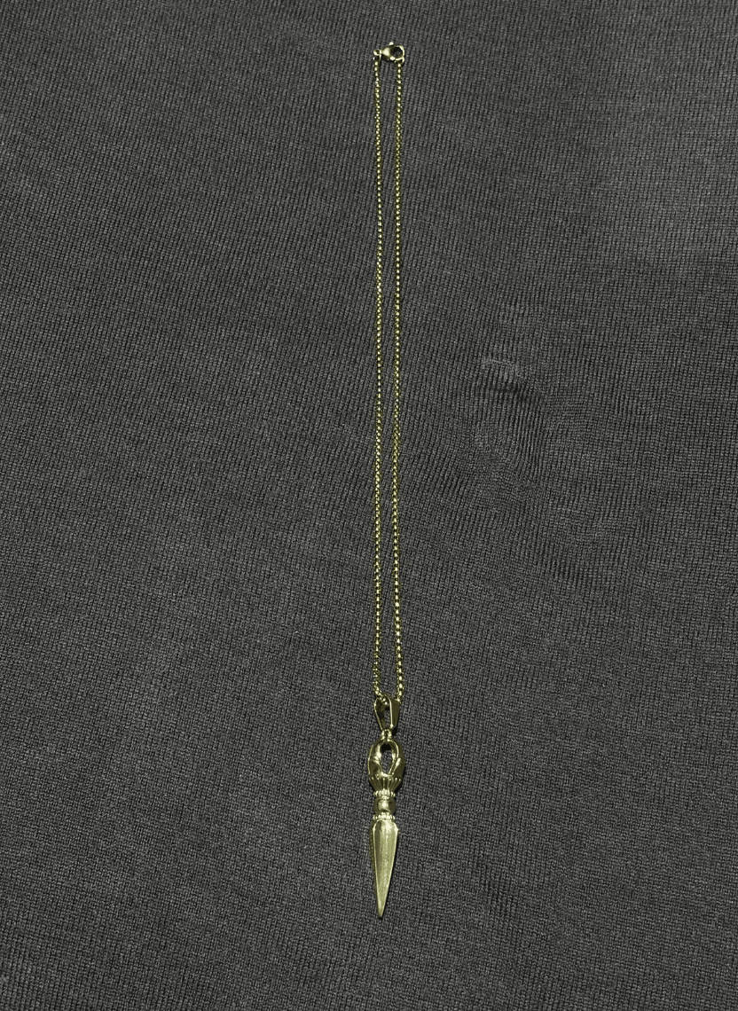 Gold Spike Pendant / Men’s Chain - EWS-CHA-013-2 - Luxeria