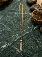 Gold Spike Pendant / Men’s Chain - EWS-CHA-013-2 - Luxeria