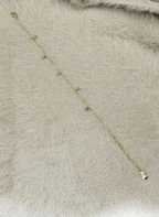 Golden Bead Anklet - LUXANK-C3-1 - Luxeria
