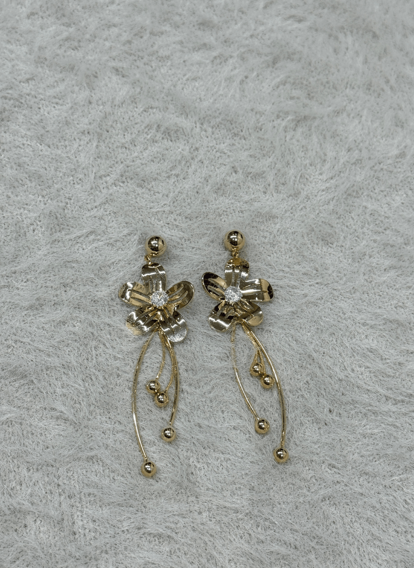 Golden Bloom Earrings - EWS-EAR-008-3 - Luxeria