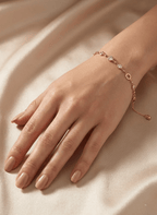 Golden Crystal Bracelet - LUXBLT-C3-18 - Luxeria