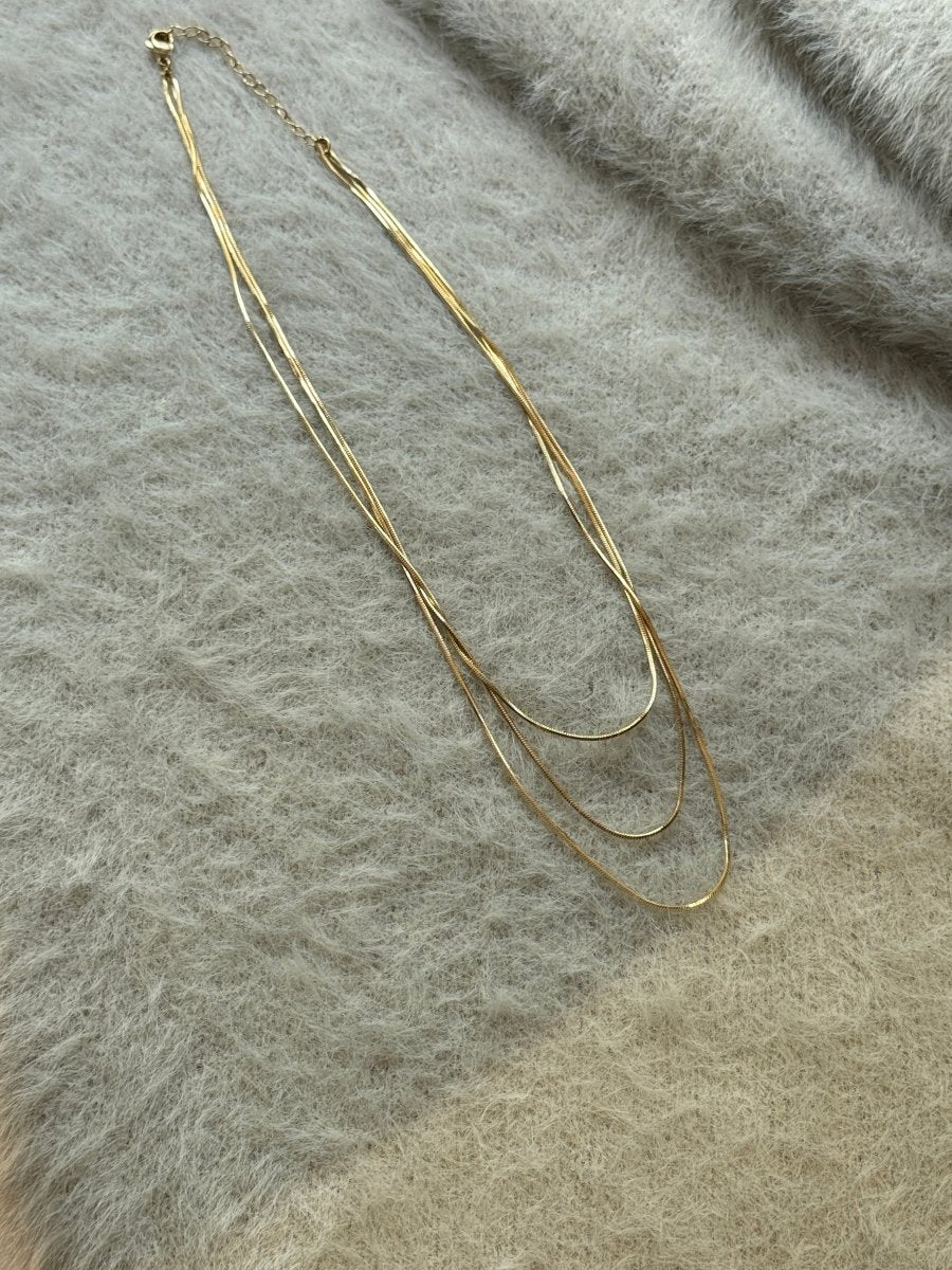 Golden Layer Chain - LUXCHA-D2-43 - Luxeria