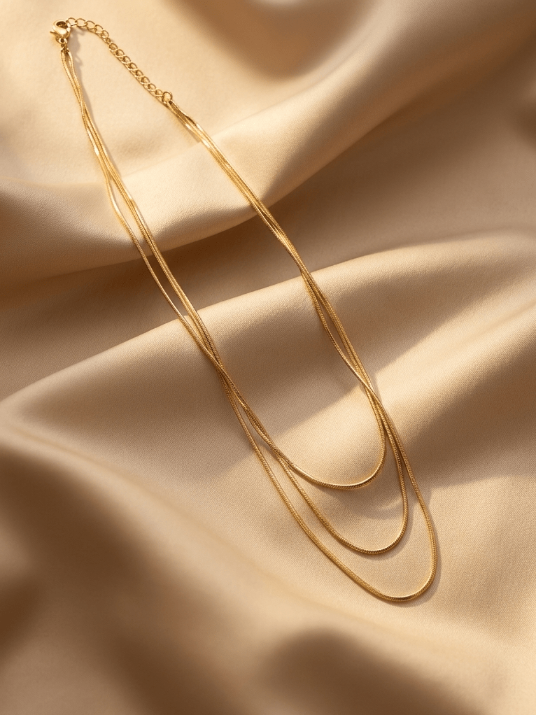 Golden Layer Chain - LUXCHA-D2-43 - Luxeria