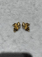 Golden Leaf Earrings - EWS-EAR-008-1 - Luxeria
