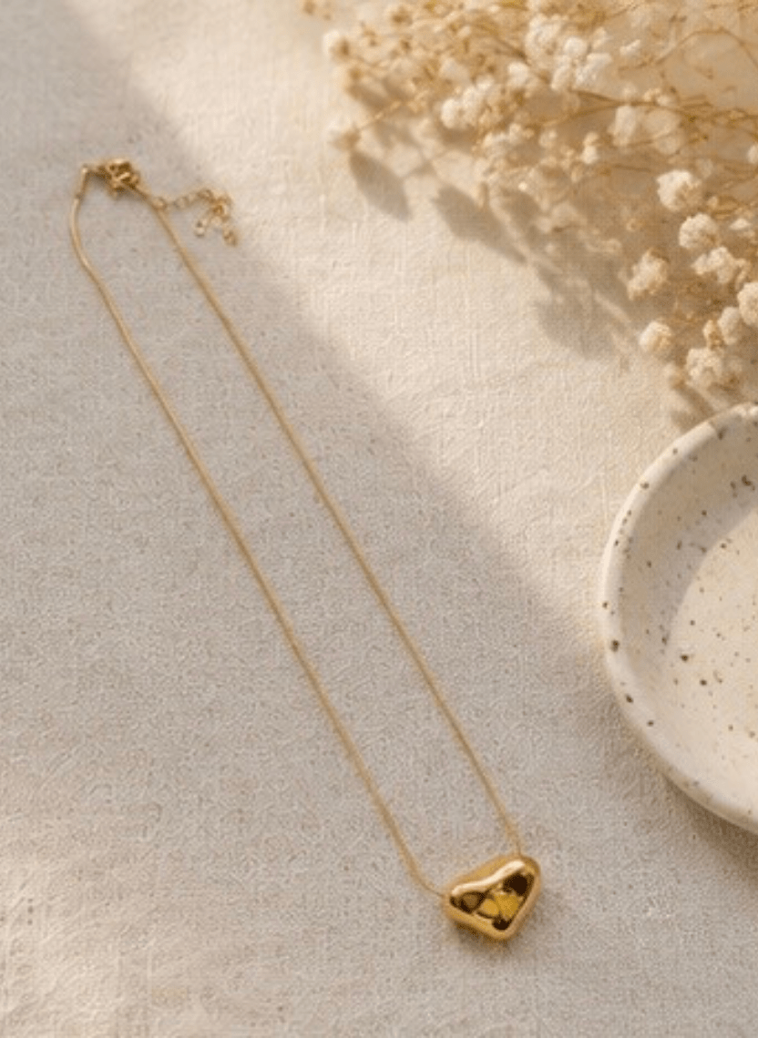 Golden Pebble Chain - EWS-CHA-001 - Luxeria
