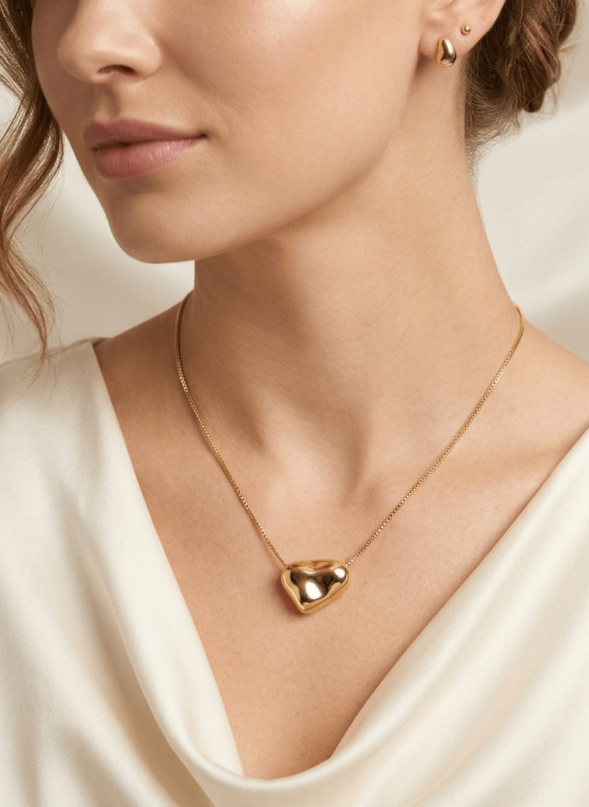Golden Pebble Chain - EWS-CHA-001 - Luxeria