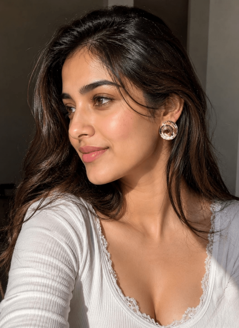 Golden Spiral Earrings - NAK-EAR-002-1 - Luxeria